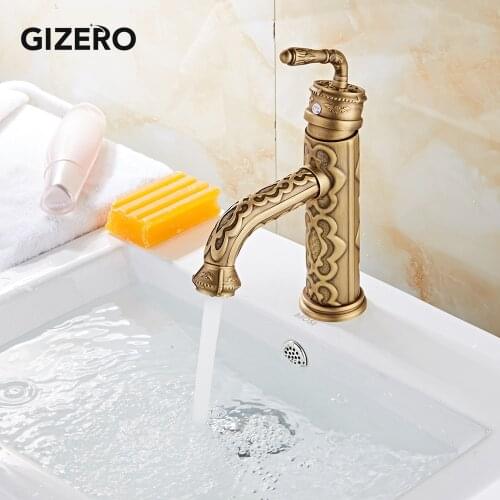 Bathroom Basin Faucets Copper Brass Vanity Sink Mixer 360 Swivel Spout Single Handle Vessel Sink Taps Deck Mount ZR239