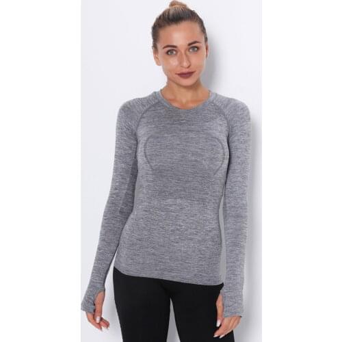 Sports Tops Quick Dry Yoga Top Long Sleeves Push Up Crop Top Women Gym Top Fitness Clothing Breathable Sports Tank Top Shirts