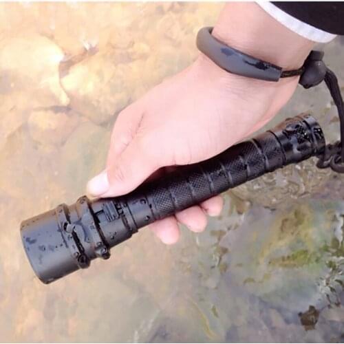 5*T6 Lamp Beads LED Diving Flashlight 80-100M Underwater Strong Light Long Shot Waterproof Torches Camping Riding Lanterna