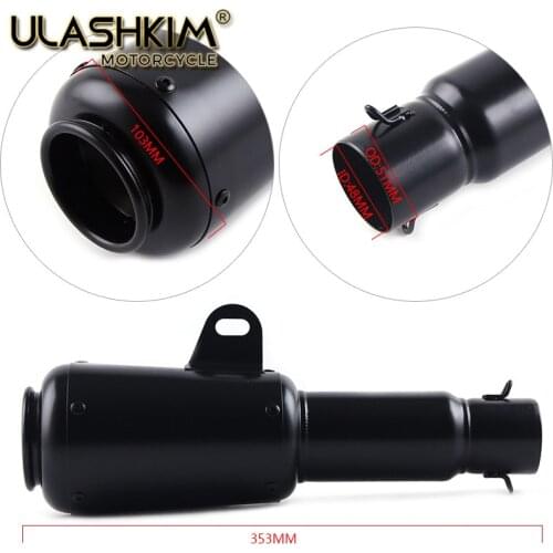Universal Motorcycle Exhaust Escape Muffler YZF-R6 TMAX530 SR500 MT-07 XSR700 SR400 XJR400 YZF-R3