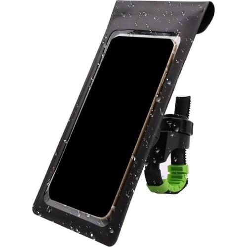 Bike Waterproof Phone Mount,Bike Frame Bag Bicycle Handlebar Bag Phone Holder with 360 degree Rotation