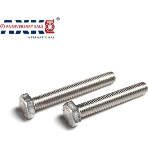 5/16-18 5*16-18*3/4 5*16-18*7/8 3/4" 7/8" Inch Length 304 Stainless Steel US UNC Coarse Thread Screw External Hex Hexagon Bolt
