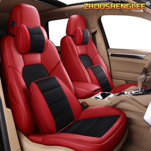 ZHOUSHENGLEE Custom leather car seat cover for BORGWARD BX7 BX5 BX6 BXI7 Automobiles Seat Covers car seats protector