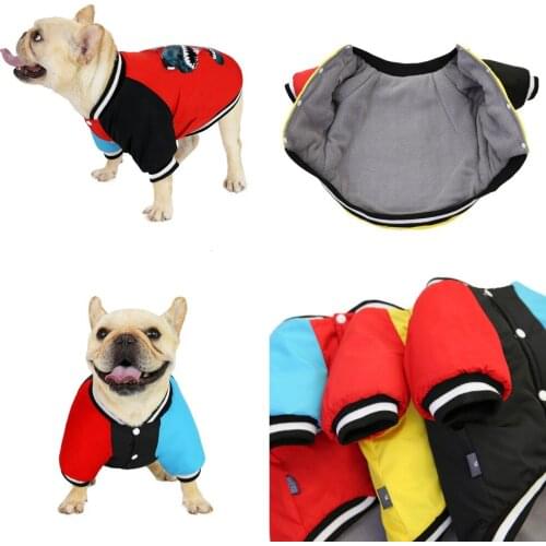 French Bulldog Clothes Winter Dog Hoodie Coat Jacket Pug Clothing Poodle Schnauzer Welsh Corgi Costume Frenchie Dog Outfit