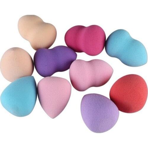1Pcs Foundation Sponge Cosmetic Puff Face Nose Facial Contour Base Blending Soft Smooth Gourd Drop Shape Makeup Beauty Tool