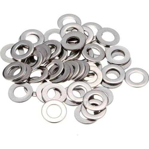 100pcs M8 washer Stainless Steel Form A Flat Washers To Fit Metric Bolt Screws Hardware