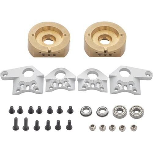1/10 RC Crawler Car Axle Modified Upgrade Parts Brass Steering Cup C Seat Counterweight for Axial Wraith 90018