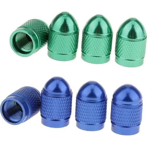 8 X Valve Caps Motorcycle Car Truck Tire Dustproof Caps Wheel Stem Air Valve Caps For Car Truck Bike And Motorcycle