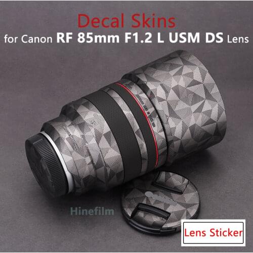 RF85 F1.2 Premium Decal Skin for Canon RF 85mm F 1.2 L USM Lens Protector Anti-scratch Cover Film Wrap Sticker