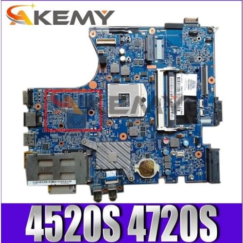 AKemy Laptop motherboard For HP Probook 4520S 4720S HM57 Mainboard 598667-001 598667-501 H9265-1 48.4GK06.041