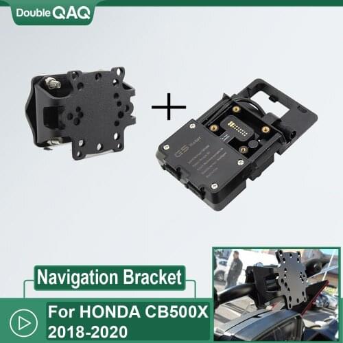 Motorcycle Accessories front windshield GPS navigation mobile phone fixing bracket For HONDA CB500X CB 500X CB500 X 2018 2019 20