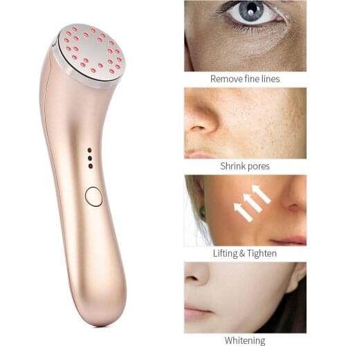 Anti Aging Infrared Heating Led Light Photon Therapy Collagen Stimulation Wrinkle Remover Skin Firm Tightening Beauty Massage