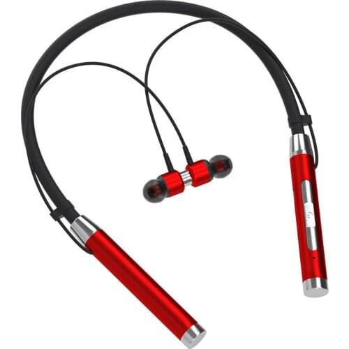 Wireless Bluetooth Headset TF Card Neckband Headphones 5.0 With Microphone Audio Headset TWS Earphones Noise Reduction