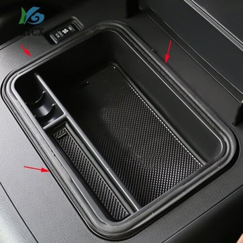 Center Console Armrest Storage Box For Nissan Patrol Y62 Armada Container Bin Glove Tray Car Organizer holder