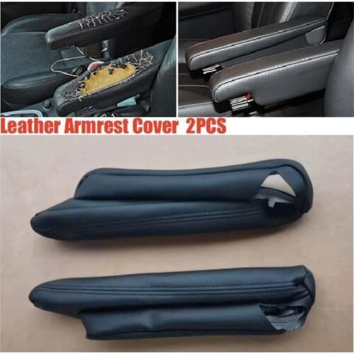 ROLLSROVER Black Front Seat Leather Armrest Cover For Land Rover Freelander 2 LR2 2007-2015 OEM LR003724
