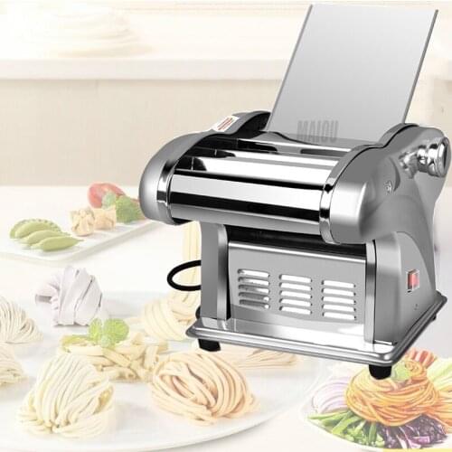220V Electric Noodle Maker Machine Multifunctional Electric Spaghetti Machine Press Dough Make Noodle Dumpling Wonton Skin