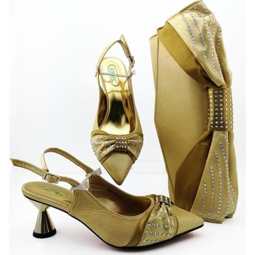 Italian shoes with matching bags african shoes and bags matching set 7CM nigerian shoes and matching bags for party shoes MM1099