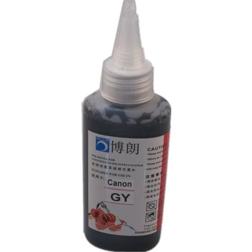 100MLUniversal dye ink GY grey kit for Canon pgI 270 cli 271 370 371 470 471 570 571 670 671 ink cartridge