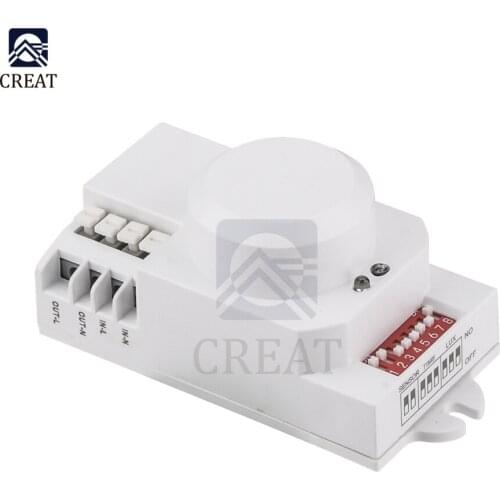 5.8G Microwave Radar Sensor Switch 220V TDL-1918 Sensor Switches Accessories Adjustable Distance