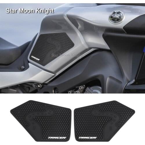 Motorcycle Tankpad anti-slip tank Pad sticker protection stickers SIDE TANK PADS Traction Pad For YAMAHA TRACER 9 GT TRACER9 21