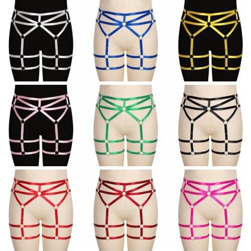 Sexy Plus Size Lingerie Exotic Accessories Garters Harness Fashion Plump Women Fetish Elastic Bondage Adjust Suspender Garters