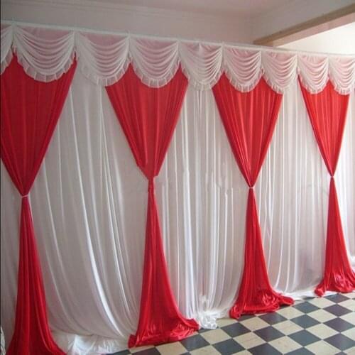 Wedding stage backdrop The Wedding arrangement 3mx6m marriage stage curtain background Wedding backdrop