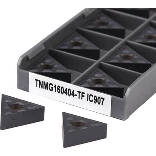 TNMG160404 TNMG160408-TF IC907 IC908 CNC Lathe Authentic Original Turning Tools Triangle Carbide Inserts Sturdy Wear-resistant