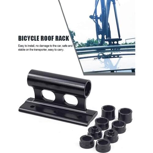 Bicycle Roof Rack For Road Bike Car Bike Block Fork-mounted Hitch Locking Rack With Quick Release Barrel Axle Front Fork Bracket