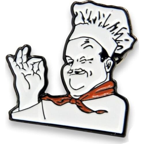 Factory custom Metal pin cheap Custom Soft Bow White Badge