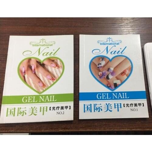 2pcs nail art tool book lesson