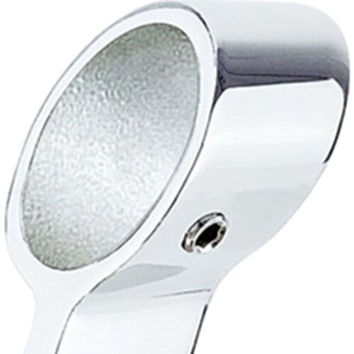 316 Stainless Steel Marine Hand Rail Fitting 60 Deg Left End for Sailboats 22mm