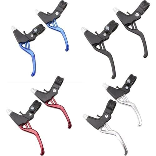 4Colors 1 Pair Dia.22MM Bicycle Brake Levers Universal Full Aluminium Alloy Hand Brakes for MTB/BMX Mountain Road Bike