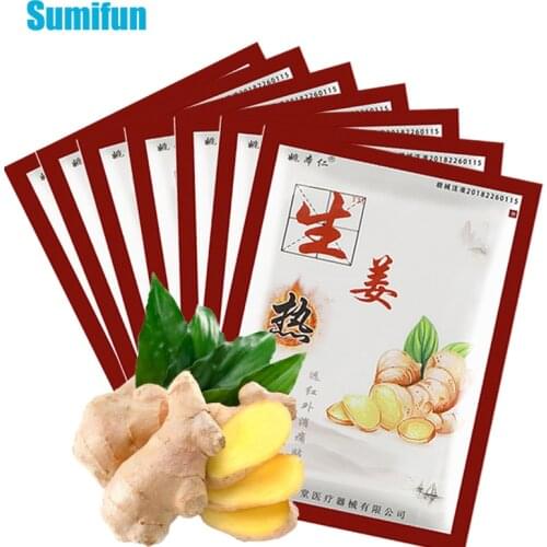 42pc Ginger Extract Analgesic Patch Rheumatism Arthritis Muscle Joints Knee Pain Relief Hypertherm Sticker Medical Plaster C1569