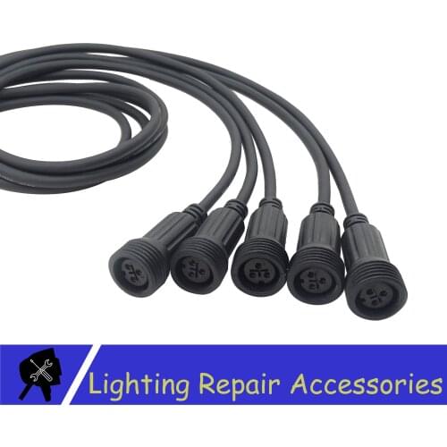 5pcs/lot 3 Pin DMX Cable 1M/2M/3M/5M/10M Signal line Used For Connecting Waterproof Led Par And DMX Controller