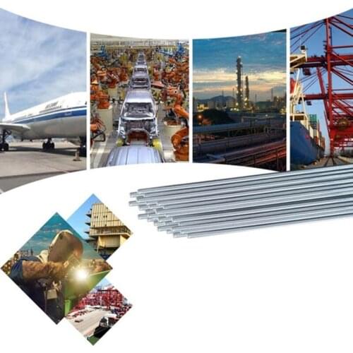 50pcs Low Temperature Easy Melt Aluminum Welding Rods Aluminum Parts Repair Weld Bars Cored Wire 1.6mm/2mm Rod Solder