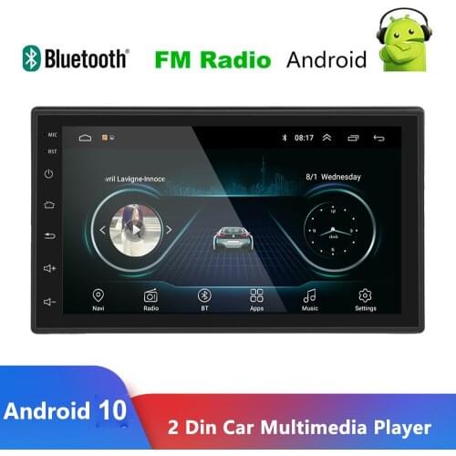 2din Car Radio Android 10 stereo multimedia player Autoradio 2 Din 7'' Touch screen GPS Bluetooth FM WIFI auto audio No dvd
