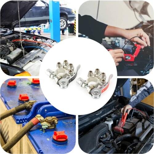 Quick Disconnect Car Battery Terminal Connector Toolless Positive Negative Terminal Connectors Boat Race Car UTV Tractor Truck