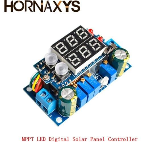 DC 6-36V 5A MPPT LED Digital Solar Panel Controller 12V 24V DC-DC Step Down Charging Power Supply Module CC CV Voltage Regulator