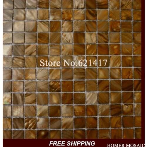 Dyed color shell mosaic tiles, bathroom mosaic, kitchen backsplash mosaic tiles for wall and backsplash free shipping