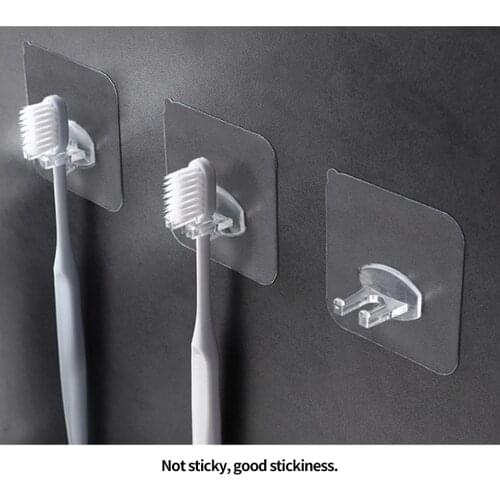 1/4pcs Toothbrush Holder Transparent Travel Stand Toilet Shaver Organizer Tooth Brush Storage Rack Bathroom Accessories Panda