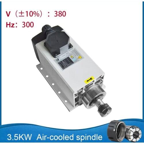 Cnc Router Milling Machine Parts Use Original Air Cooled 3.5kw HQD Spindles On Hot Sale