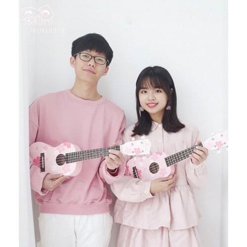 Baby Guitar Rosewood Romantic Cherry Blossom Pink Beginner Unisex