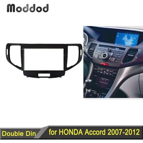 Double Din Fascia for Honda Spirior Europe Accord ACURA SR9 Radio DVD Stereo CD Panel Dash Mounting Installation Trim Kit Frame