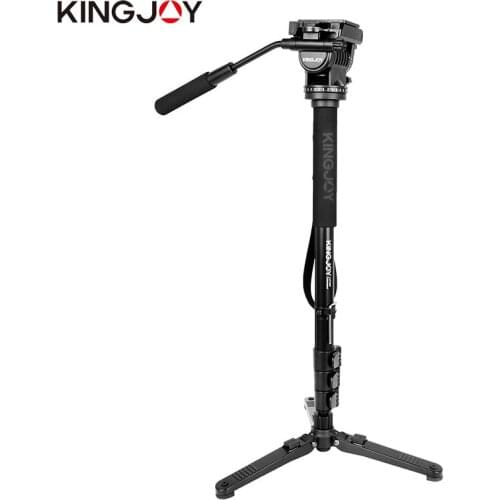 Kingjoy MP208F Set Professional Monopod Set Dslr For All Models Camera Tripod Stand Para Movil Flexible Tripe Stativ SLR DSLR
