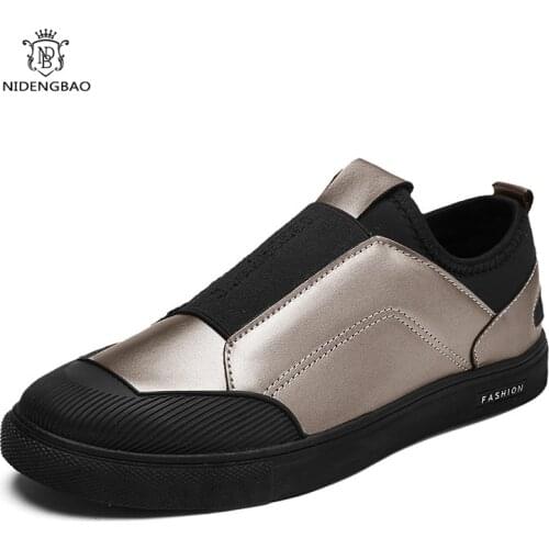 Men Casual Shoes Light Leather Sneakers 2021 New Autumn Comfort spring Outdoor Breathable Hard-Wearing Casual Flats Shoes Men