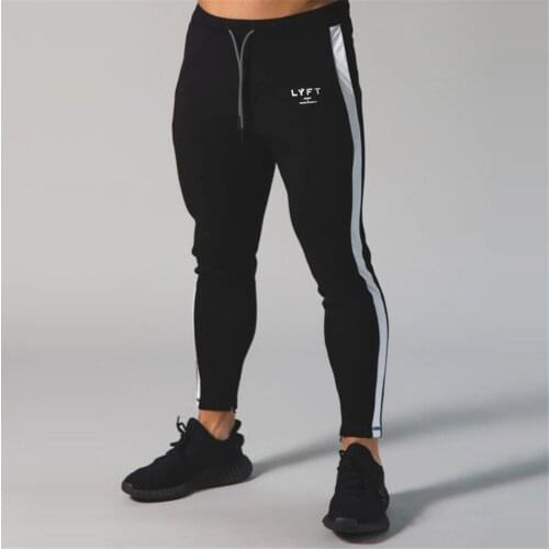 2021 Men Pants Fitness Casual Elastic Pants men Bodybuilding Clothing Casual Black Military Sweatpants Joggers Pants