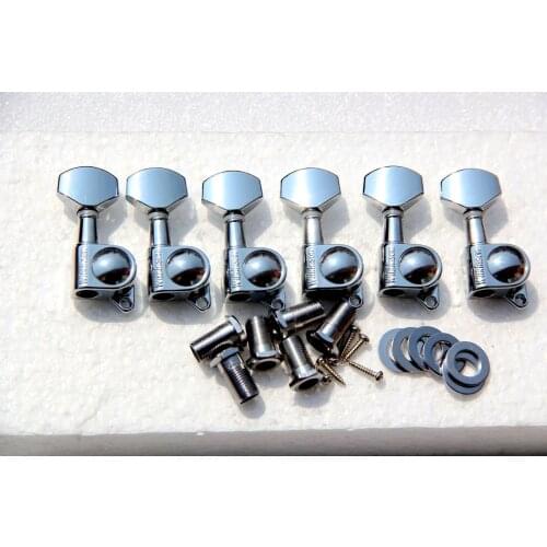 SET OF 6 PER SIDE WILKINSON SMALL KYDNEY BEAN MACHINE HEADS/ CHROME New