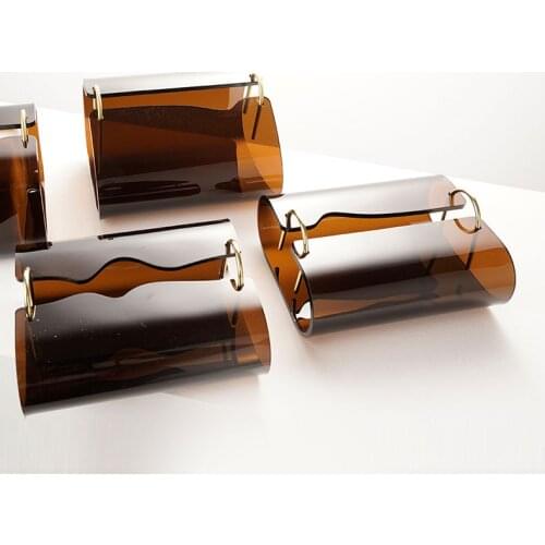 Simplicity Acrylic Tissue Boxes Modern Decor Living Room Paper Box Restaurant Desktop Napkin Holder European Home Decoration