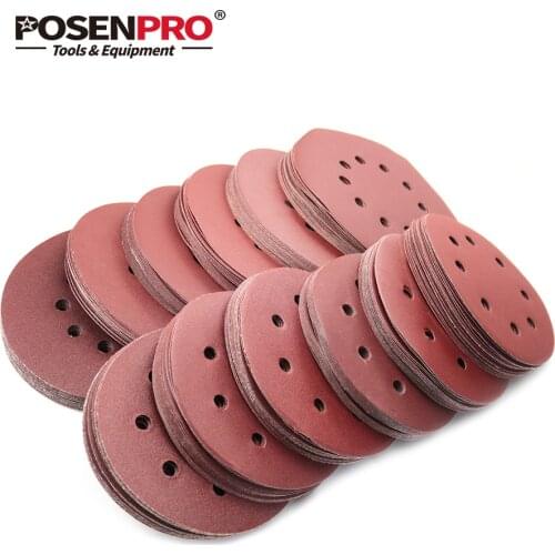 POSENPRO 180mm 215mm Polishing Sanding Disc Sandpaper Assorted holes For Drywall Sander Polisher PPDS185 PPDS225