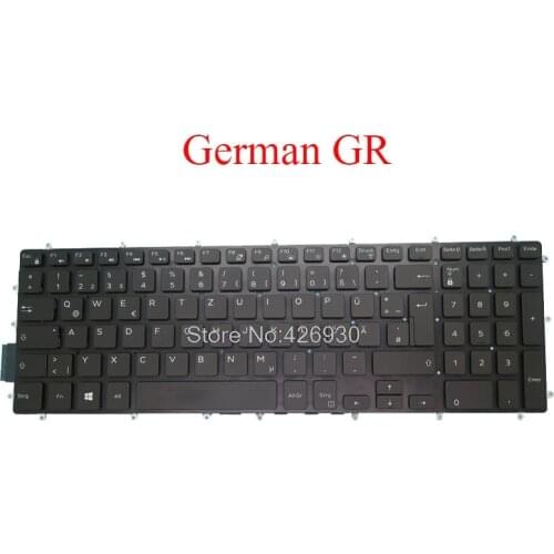 Backlit HU GR Keyboard For DELL For Inspiron 5565 5567 7566 7567 7577 5765 5767 7773 7778 7779 5570 5575 5770 5775 7570 3590 new